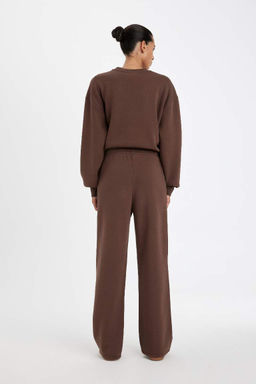 Толстые спортивные штаны обычного кроя с карманами и нормальной талией - Defacto фото 6