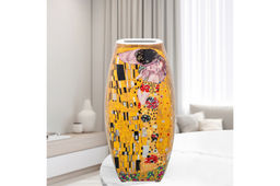 Ваза 1,5 л 11*11*21 см "Поцелуй" квадрат, NEW BONE CHINA