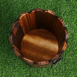 Набор кашпо для цветов, 18×15×12 см, деревянный, 3 шт.