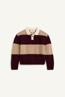 STRIPED 100% WOOL KNIT POLO SHIRT LIMITED EDITION - Zara фото 4