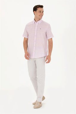 U. S. Polo Assn Мужская рубашка с коротким рукавом Magnolia - U.s. polo assn фото 4