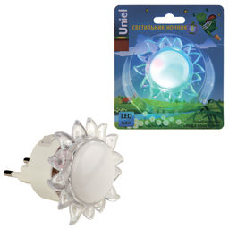DTL-308-Подсолнух/RGB/4LED/0,5W Светильник-ночник. Выключатель на корпусе. Блистер - Volpe фото 10