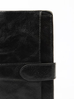 LACCOMA клатч V165-5-38-черный натуральная кожа