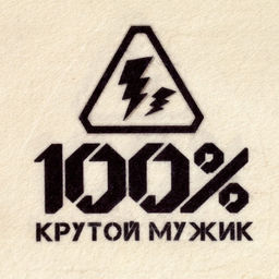 Набор для бани с принтом 100% крутой мужик, 5 предметов: шапка, рукавица, портфель, мочалка, коврик, Добропаровъ