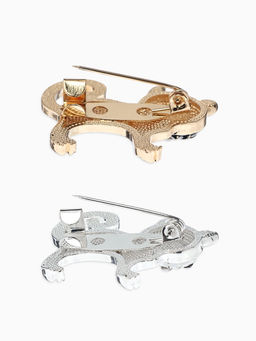 Цена за 12 шт. Брошь «Бродячий кот», МИКС