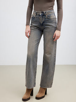 Straight Fit Kad?n Jean Pantolon