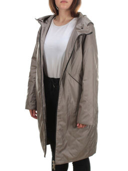 22098 DK.BEIGE Куртка демисезонная двухсторонняя женская (80 гр. синтепон) - Fashion фото 9