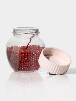 Банка для сыпучих Renga Strawberry, 210 мл, с крышкой и ложкой, стекло