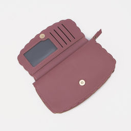 Кошелёк на молнии, цвет розовый - Simaland фото 4