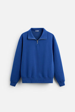 BASIC QUARTER ZIP SWEATSHIRT - Zara фото 40