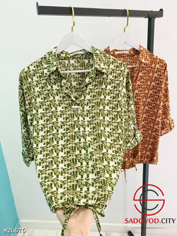 Рубашка женская с принтом