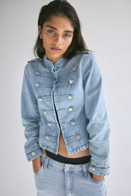 Cazadora en denim de algod?n - H&m фото 3