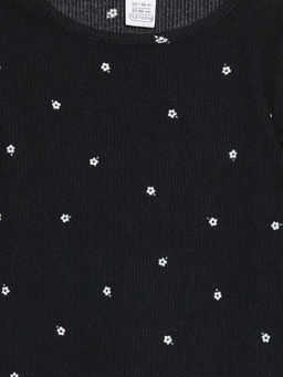 Bisiklet Yaka Bask?l? K?z Bebek Bluz ve Tayt 2li Tak?m - Waikiki фото 3