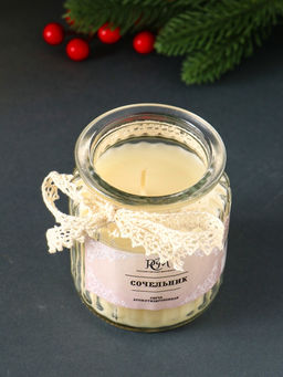 Ароматическая свеча в банке Сочельник, 45 ч