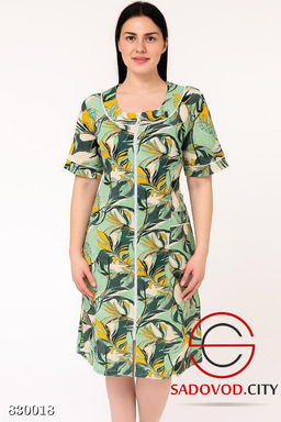 Халат женский с рисунком