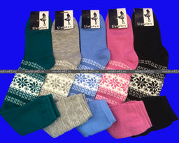 Цена за 10 пар. ЮстаТекс носки женские 2с15 СПОРТ ассорти 23-25 - Юста-текс фото 233