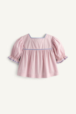 CAMISA FLORES BORDADAS LIMITED EDITION / Malva - Zara фото 5