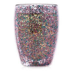 Стакан стеклянный Walmer Confetti Pink с двойными стенками, 0.35 л, цвет розовый