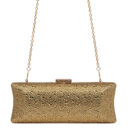 18026 золотой, Женская сумка стразы, Barcelo Biagi