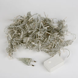 ULD-C3030-192/DTA WARM WHITE IP20 Занавес светодиодный, 3х3м. 192 светодиода. Теплый белый свет. Провод прозрачный. TM Uniel