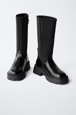 KNEE-HIGH SOCK BOOTS - Zara фото 3