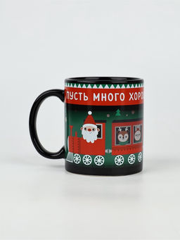 Кружка-хамелеон керамическая, новогодняя Много хорошего, 350 мл