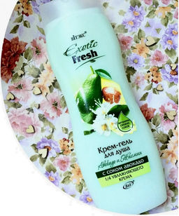 Гель-крем для душа EXOTIC FRESH JUISE Авокадо и Жасмин, 515 мл