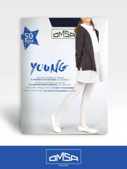 Omsa Kids Collant YOUNG 50  Omsa