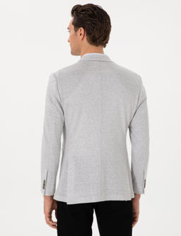 Gri Slim Fit Ceket - Cacharel фото 5