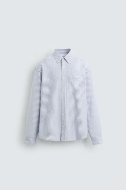 TEXTURED OXFORD SHIRT - Zara фото 7