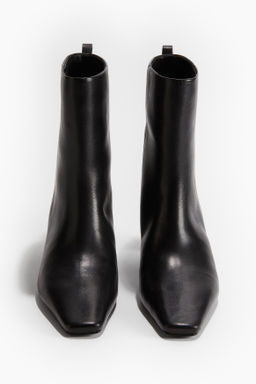 Botines de piel con tacon - H&m фото 10