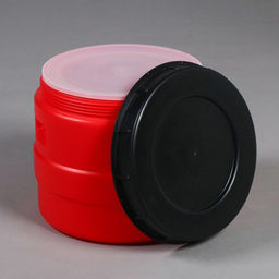 Бочка пищевая, 18 л, горловина 27 см, пластиковая, с крышкой, МИКС