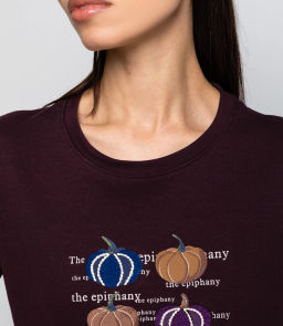 Футболка #КТ30813, сливовый - Dommod фото 5