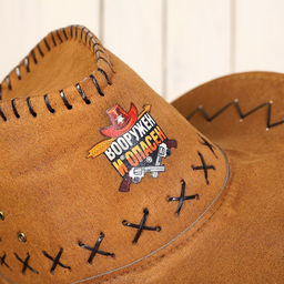 Ковбойская шляпа «Вооружен и опасен», р-р. 56-58, коричневая