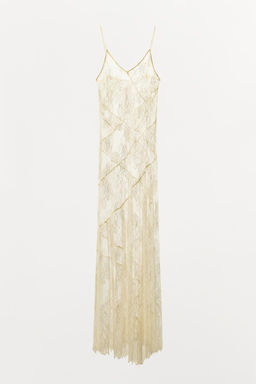 ASYMMETRIC LACE DRESS - Zara фото 5