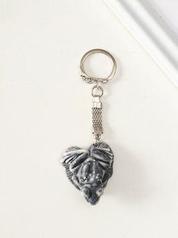 Брелок "Лягушка на листе маленькая" 2 см