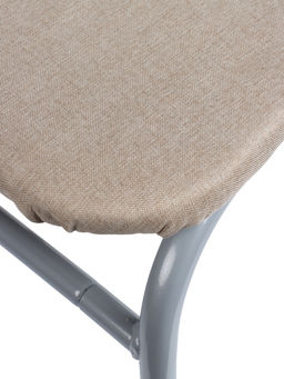 Стул для кухни разборный «Титан», обивка рогожка, цвет титан/бежевый