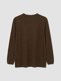 Bisiklet Yaka Desenli Bluz