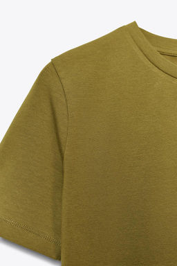 CROPPED STRETCH T-SHIRT - Zara фото 102