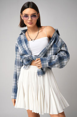 Рубашка женская в клетку Happyfox