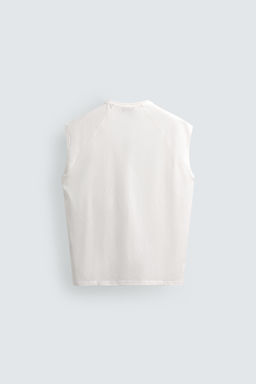 CAMISETA TANK LAVADA / Crudo