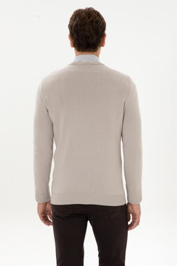 Erkek Slim Fit V Yaka Ta_ Basic Kazak - U.s. polo assn фото 5