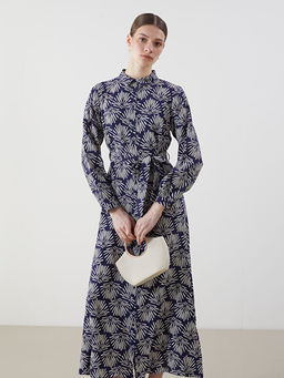 Desenli Kad?n G?mlek Elbise