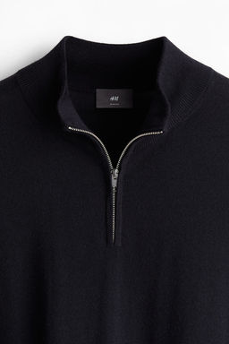 Jersey en lana merino con cremallera Slim Fit - H&m фото 6