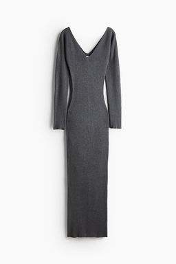 Vestido ajustado en punto de canale - H&m фото 6