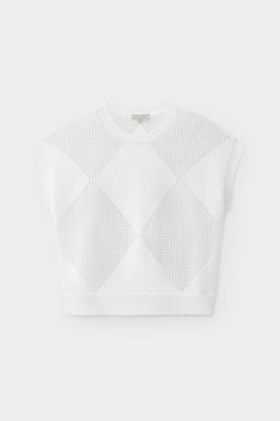 ЕВ 30193/белый джемпер жен