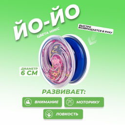 Цена за 12 шт. Йо-Йо Крутыш, МИКС