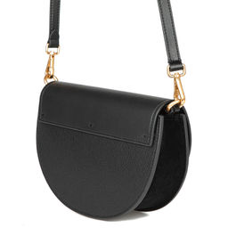 0818 black, Женская кожаная сумка, Barcelo Biagi