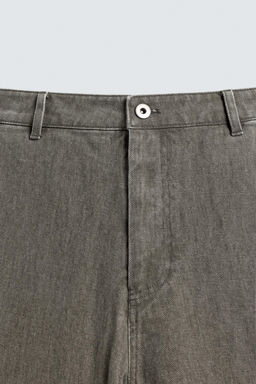 PANTAL?N BALLOON FIT / Gris / Azul - Zara фото 9