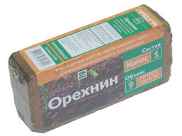 Кокосовый субстрат Орехнин-1, 9 л